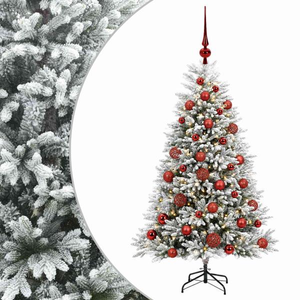 Künstlicher Weihnachtsbaum mit Kugel 120 cm 150 LEDs