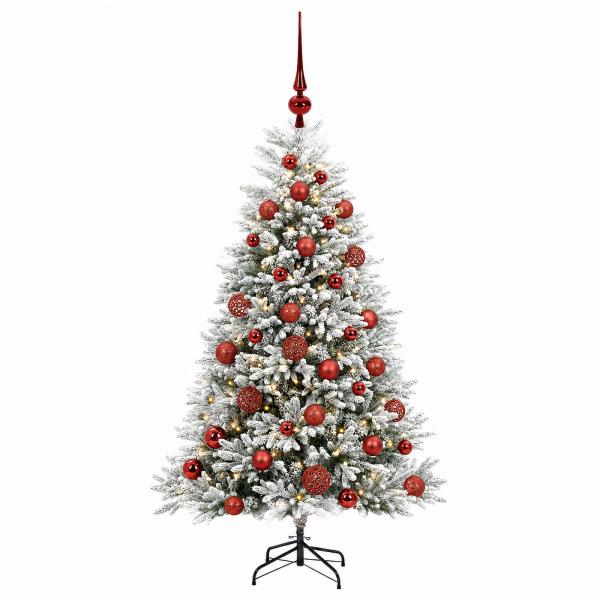 Künstlicher Weihnachtsbaum mit Kugel 120 cm 150 LEDs