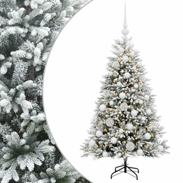 Künstlicher Weihnachtsbaum mit Kugel 120 cm 150 LEDs