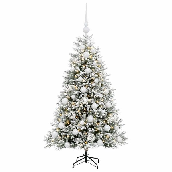 Künstlicher Weihnachtsbaum mit Kugel 120 cm 150 LEDs