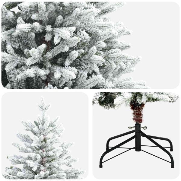 Künstlicher klappbarer Weihnachtsbaum 150 cm PVC und Metall