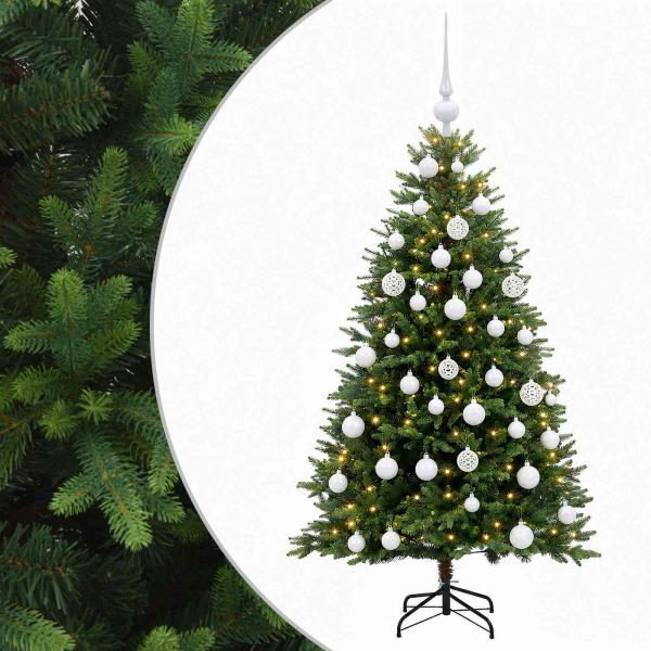 Künstlicher Weihnachtsbaum mit Kugel 150 cm 150 LEDs