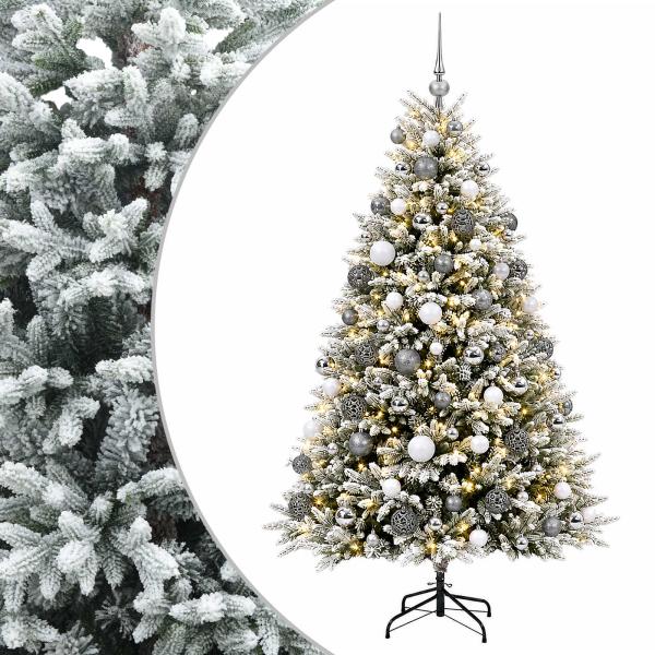 Künstlicher Weihnachtsbaum mit Kugel 240 cm 300 LEDs
