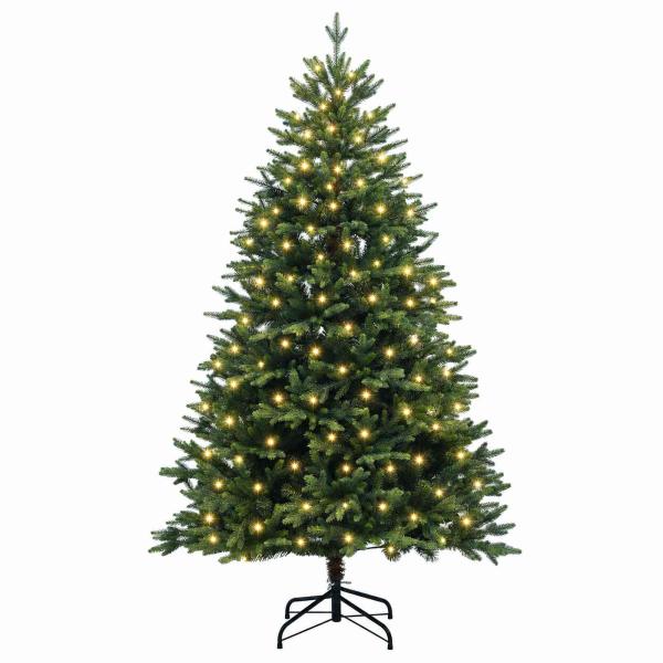 Künstlicher klappbarer Weihnachtsbaum 240 cm 300 LEDs