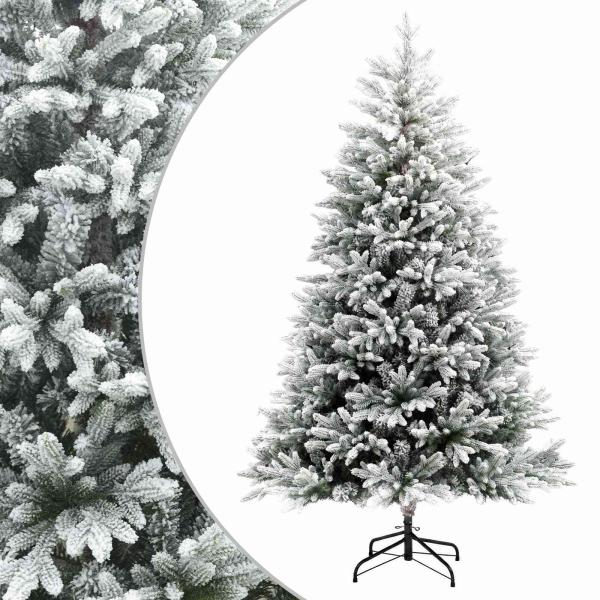 Künstlicher klappbarer Weihnachtsbaum 240 cm PVC und Metall