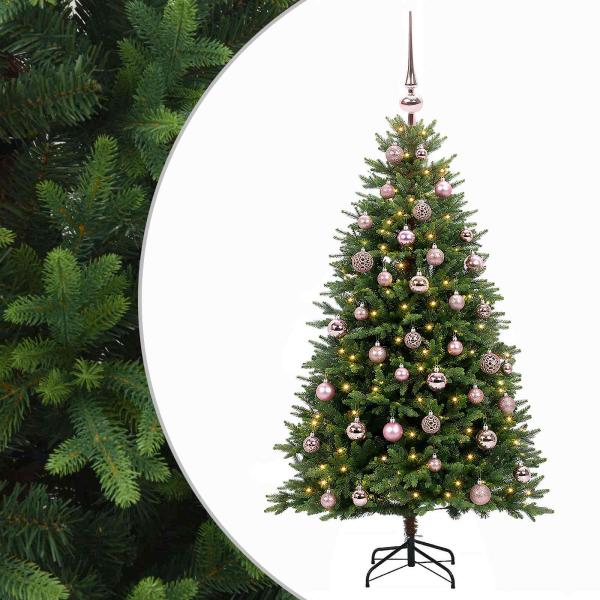 Künstlicher Weihnachtsbaum mit Kugel 150 cm 150 LEDs