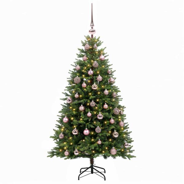 Künstlicher Weihnachtsbaum mit Kugel 150 cm 150 LEDs