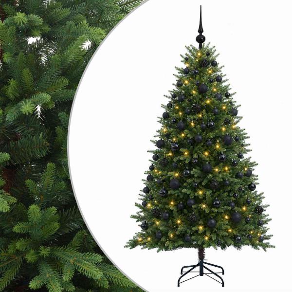 Künstlicher Weihnachtsbaum mit Kugel 240 cm 300 LEDs