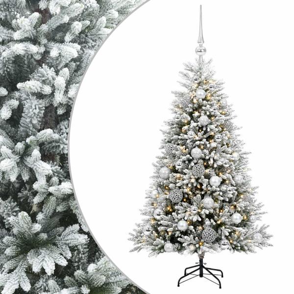 Künstlicher Weihnachtsbaum mit Kugel 120 cm 150 LEDs