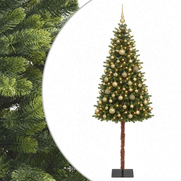 Künstlicher Weihnachtsbaum mit Kugel 180 cm 300 LEDs