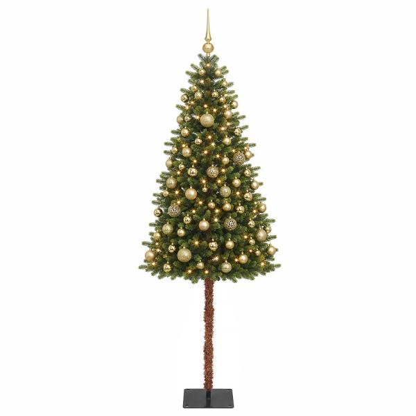Künstlicher Weihnachtsbaum mit Kugel 180 cm 300 LEDs