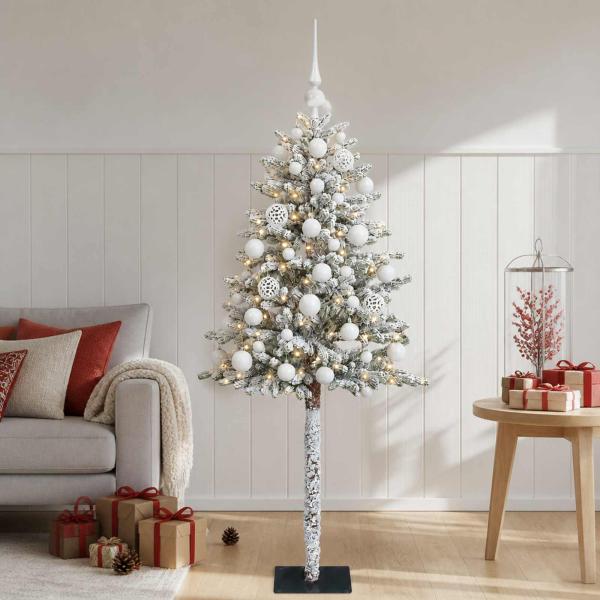 Künstlicher Weihnachtsbaum mit Kugel 150 cm 150 LEDs