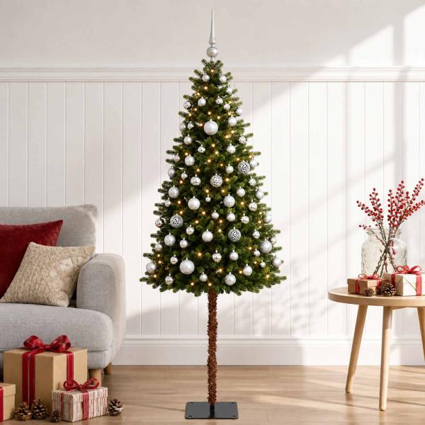 Künstlicher Weihnachtsbaum mit Kugel 150 cm 150 LEDs