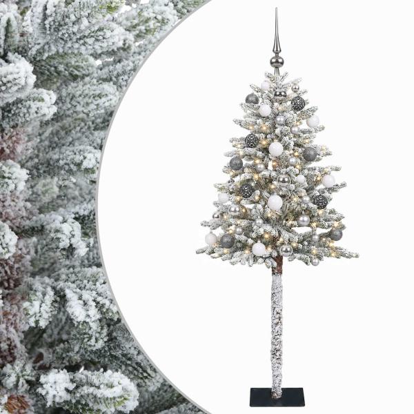 Künstlicher Weihnachtsbaum mit Kugel 120 cm 150 LEDs