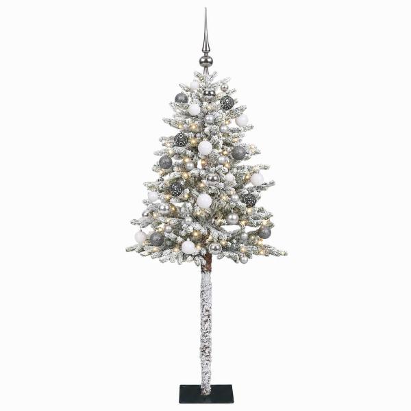 Künstlicher Weihnachtsbaum mit Kugel 120 cm 150 LEDs