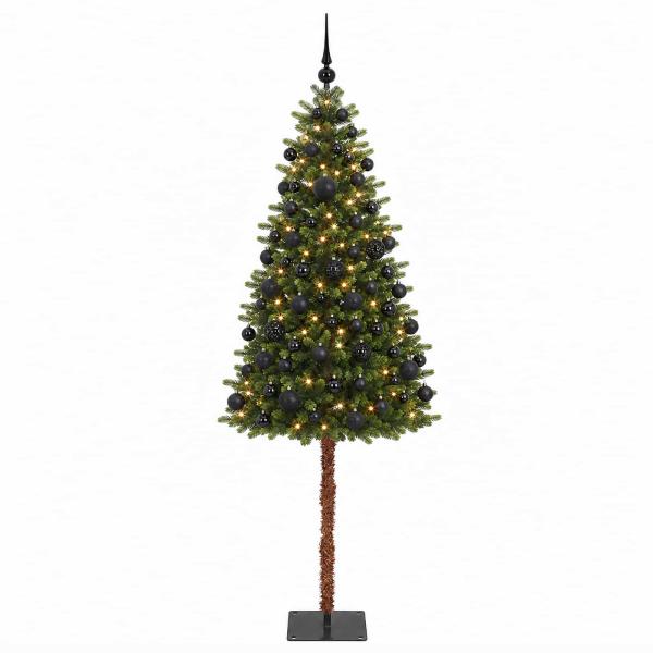 Künstlicher Weihnachtsbaum mit Kugel 120 cm 150 LEDs