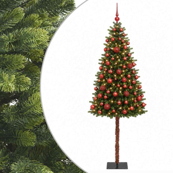 Künstlicher Weihnachtsbaum mit Kugel 180 cm 300 LEDs