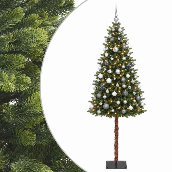 Künstlicher Weihnachtsbaum mit Kugel 180 cm 300 LEDs