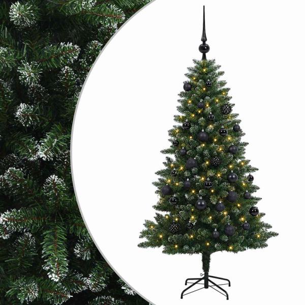 Künstlicher Weihnachtsbaum mit Kugel 120 cm 150 LEDs