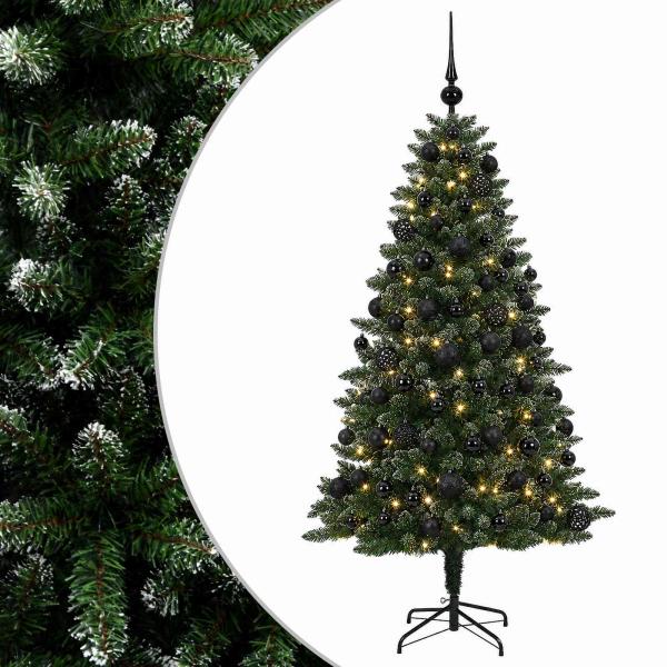 Künstlicher Weihnachtsbaum mit Kugel 180 cm 300 LEDs