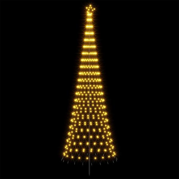 LED-Weihnachtsbaum EKENAS 400 cm 450 LEDs Warmes Weiß Eisen