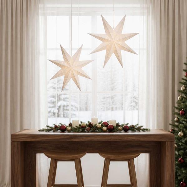 ARDEBO.de - Weihnachtsbeleuchtung RAAHE 2 stk. 10 LEDs Warmes Weiß