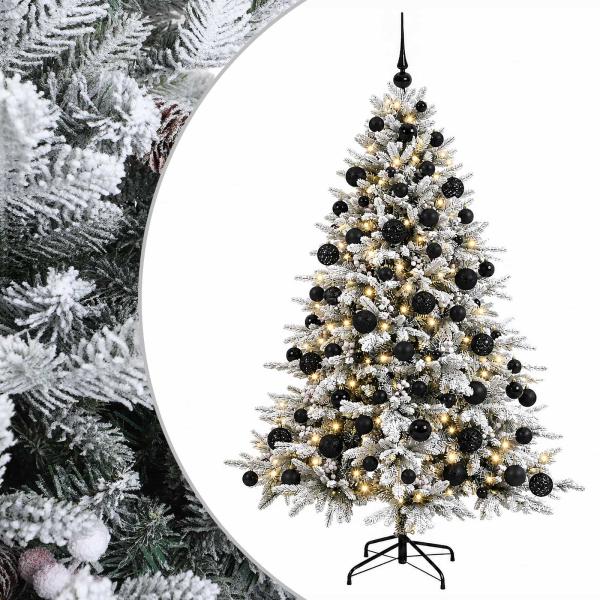 Künstlicher Weihnachtsbaum mit Weihnachtskugel 240 cm 300 LEDs