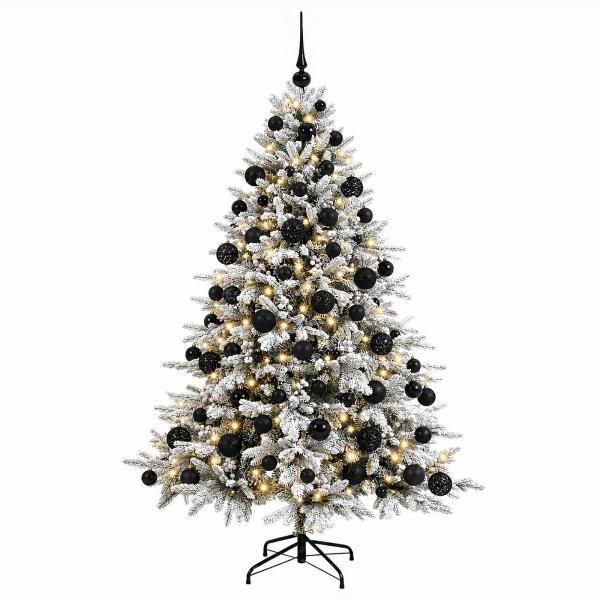 Künstlicher Weihnachtsbaum mit Weihnachtskugel 240 cm 300 LEDs