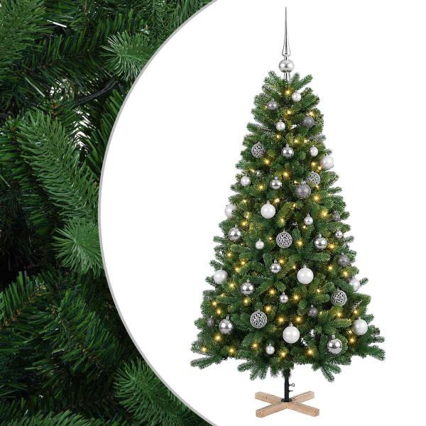Künstlicher Weihnachtsbaum mit Weihnachtskugel 150 cm 150 LEDs