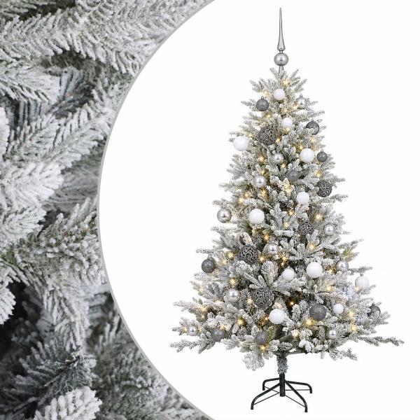 Künstlicher Weihnachtsbaum mit Kugel 120 cm 150 LEDs
