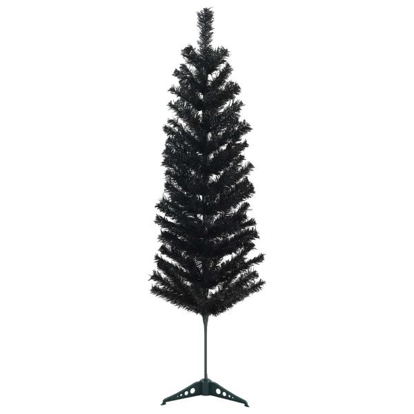 Künstlicher schmaler Weihnachtsbaum mit Weihnachtskugel 150 cm