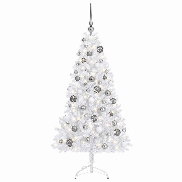 Künstlicher Weihnachtsbaum mit Weihnachtskugel 240 cm 300 LEDs