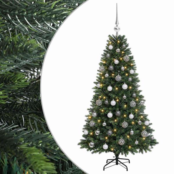 Künstlicher Weihnachtsbaum mit Kugel 150 cm 150 LEDs
