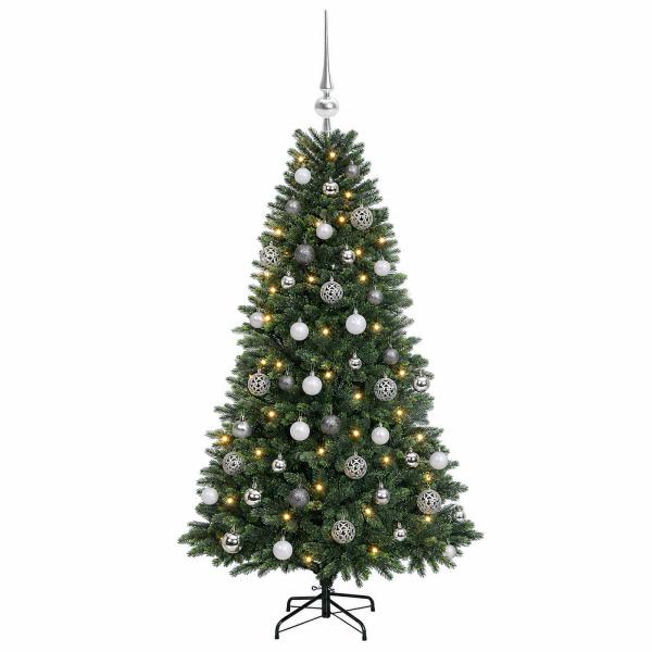 Künstlicher Weihnachtsbaum mit Kugel 150 cm 150 LEDs