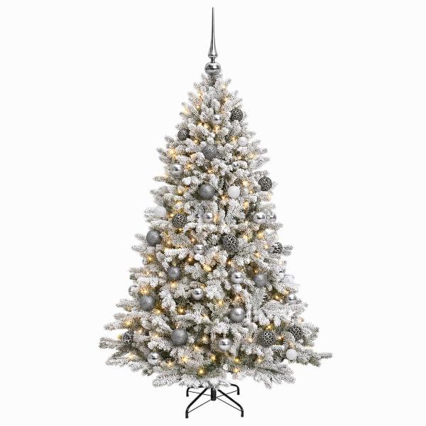 Künstlicher Weihnachtsbaum mit Kugel 120 cm 150 LEDs