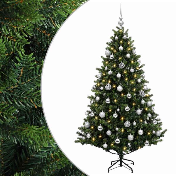 Künstlicher Weihnachtsbaum mit Kugel 240 cm 300 LEDs
