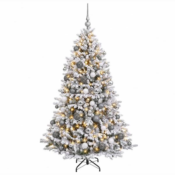Künstlicher Weihnachtsbaum mit Kugel 240 cm 300 LEDs