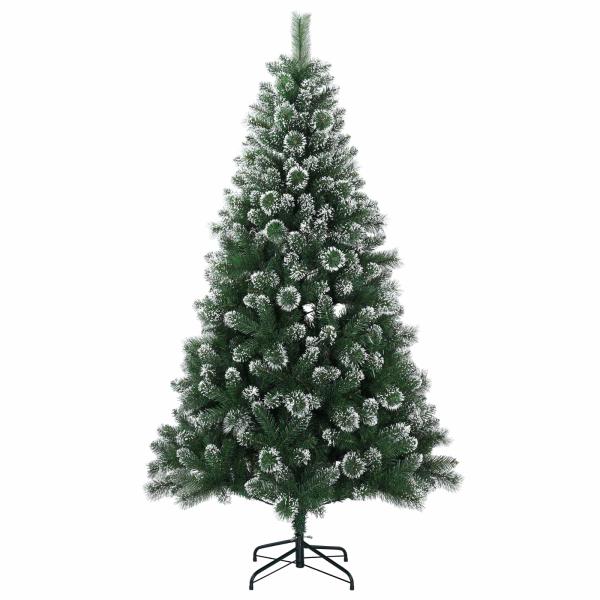 Künstlicher Weihnachtsbaum mit Weihnachtskugel 180 cm 300 LEDs
