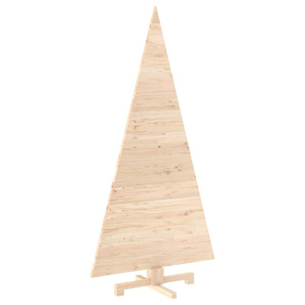 Holz Weihnachtsbaum KOTKA 210 cm Massives Kiefernholz Natürlich