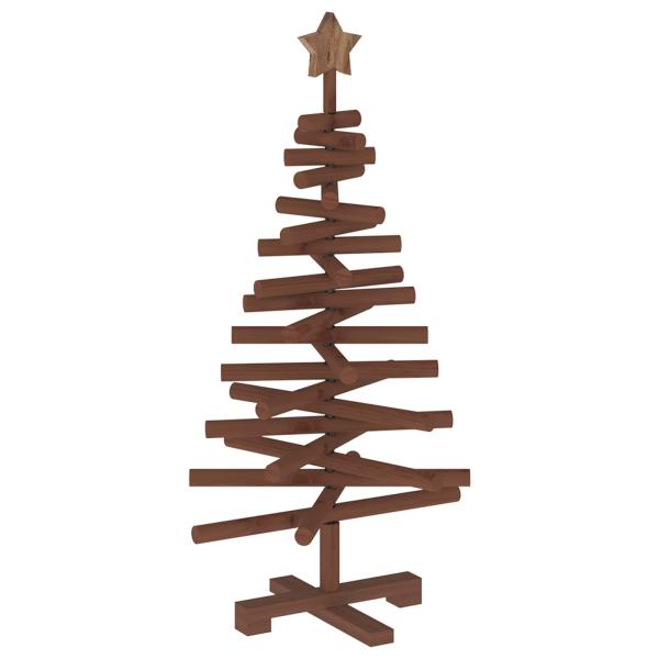 Holz Weihnachtsbaum KOTKA 90 cm Massives Kiefernholz