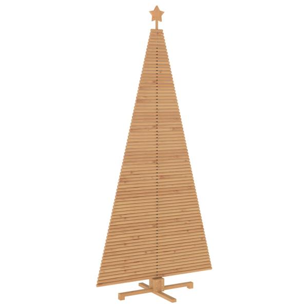 Holz Weihnachtsbaum KOTKA 240 cm Massives Kiefernholz