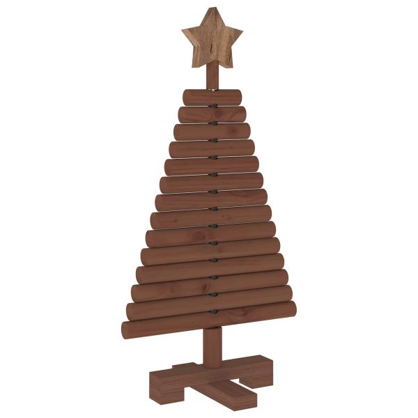 Holz Weihnachtsbaum KOTKA 60 cm Massives Kiefernholz