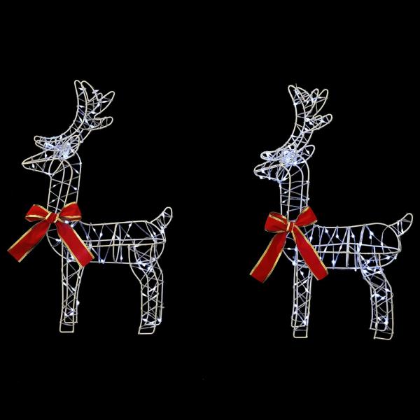Weihnachtsrentier 6 stk. 540 LEDs Kaltweiß