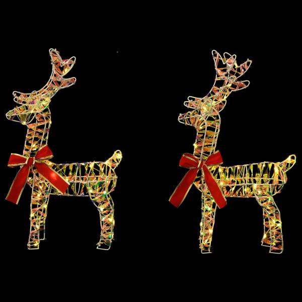 Weihnachtsrentier 6 stk. 240 LEDs Warmes Weiß