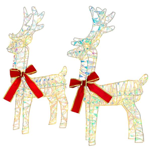 Weihnachtsrentier 6 stk. 240 LEDs Warmes Weiß