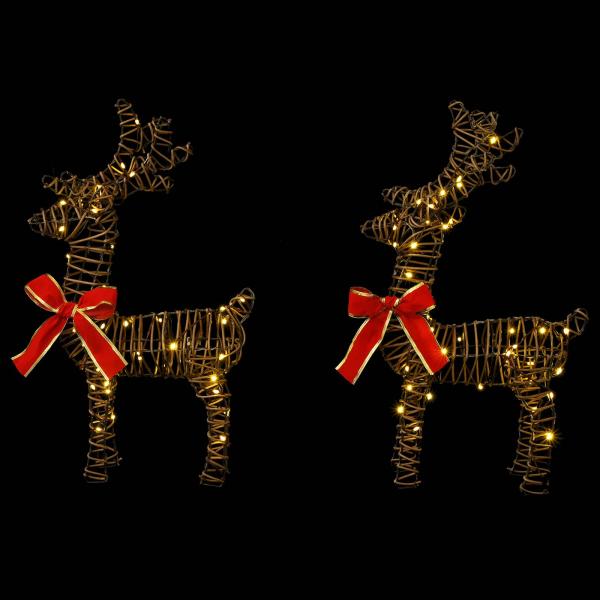 Weihnachtsrentier 6 stk. 240 LEDs Warmes Weiß