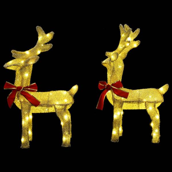 Weihnachtsrentier 6 stk. 240 LEDs Warmes Weiß
