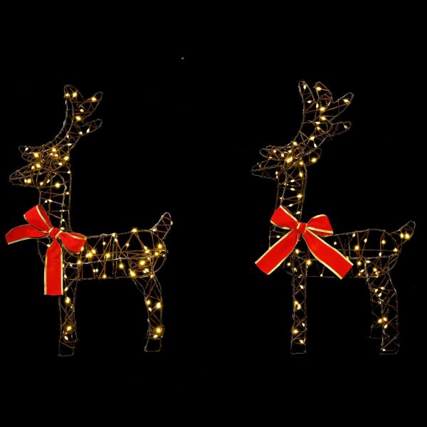 Weihnachtsrentier 4 stk. 360 LEDs Warmes Weiß