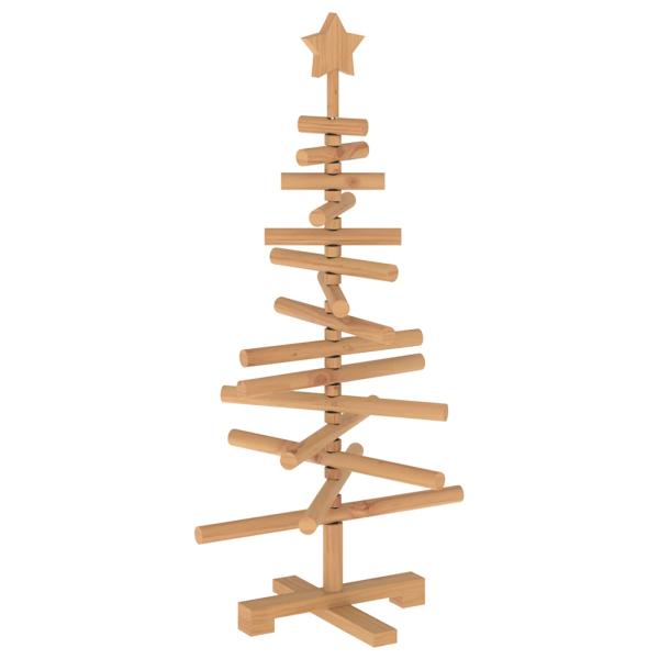 Holz Weihnachtsbaum KOTKA 90 cm Massives Kiefernholz