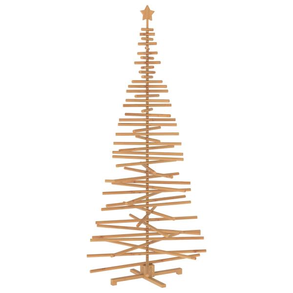 Holz Weihnachtsbaum KOTKA 240 cm Massives Kiefernholz